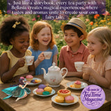 Bellasia Tea Fairy Berry for Kids Using Real Strawberry Pieces- Caffeine Free Herbal Tea Blend with Real Ingredient & Balanced Flavor- Add Loose Leaf