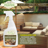 STAR BRITE O/C Mildew Stain Remover - Professional Strength, Quick-Acting, Multi-Surface Cleaner for Outdoor Furniture, Vinyl & Grout - 1 Gallon