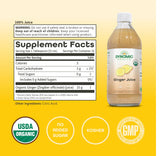 Dynamic Health Organic Ginger Juice - Bold, Plant-Powered Flavor for Wellness Support - USDA Organic, No Added Sugar, Kosher Certified - 31 Servings