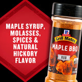 McCormick Grill Mates Maple BBQ Rub, 5.75 oz