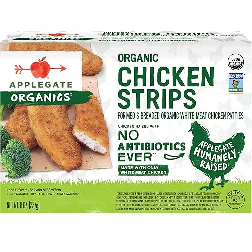 Applegate Organic Chicken Strips, 8 oz (Frozen)