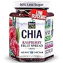 World of Chia Premium Chia Seeds Jam - Raspberry Jams and Preserves - All Natural, Plant Based Chia Jam, Gluten Free, Omega 3, Made in USA, Non GMO