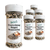 Food to Live Everything Bagel Seasoning, 4 oz - Blend of White and Black Sesame Seeds, Minced Garlic, Onion and Himalayan Pink Salt Flakes. Great as