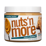 Nuts ‘N More Cookie Butter Peanut Butter Spread - High Protein, Low Carb, Low Sugar, Gluten Free, Non-GMO, All-Natural Nut Butter Snack (15oz Jar)
