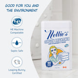 Nellie's Oxygen Brightener - 100 Scoops - Planet Friendly Stain Remover - Safe Alternative to Bleach - Septic-Safe Formula - Compact Powder Form