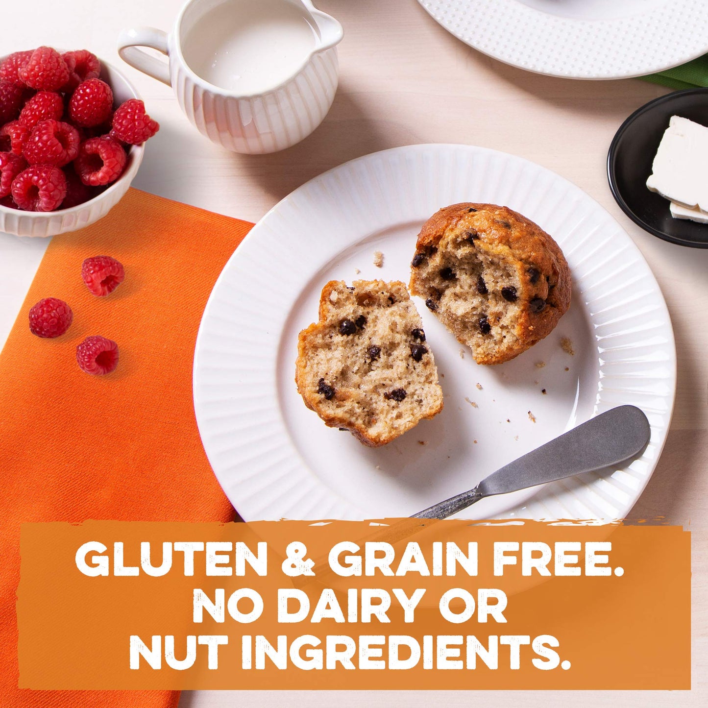 Udi's Gluten Free Banana Chocolate Chip Muffins, Frozen, 10 oz. 4-Count