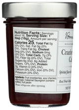 BONNIES JAMS Jam Cranberry Cherry Cabernet, 8.75 OZ