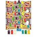 Valentine’s Day Classroom Friendship Exchange Gummy Bear Candy - 80 Mini Pouches with TO/FROM Labels, 32.4oz Total