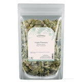 Starwest Botanicals Dried Hops Flowers Whole - Herb for Hot Water & Tea, Use in Herbal Blends, Natural Pine & Citrus Notes, Certified Kosher - 4 oz