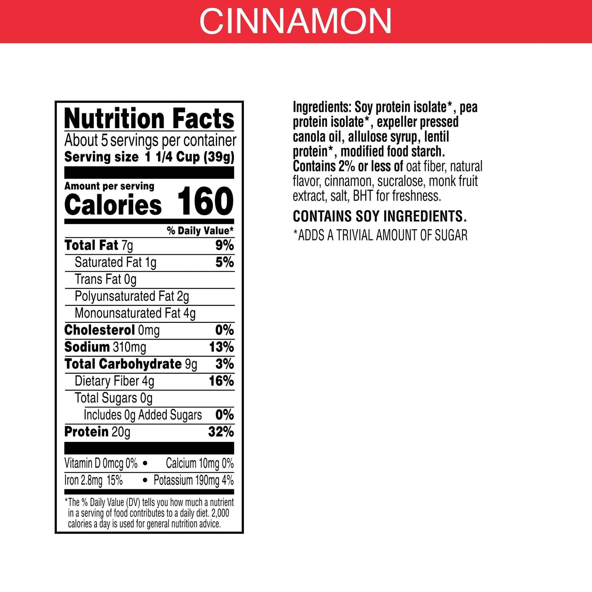 Kellogg's Special K Zero Breakfast Cereal, Keto Friendly, Protein Cereal, Cinnamon, 7.7oz Box (1 Box)