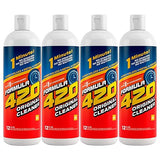 Formula 420 Glass Metal Ceramic Pipe Cleaner, 12 Fl Oz (Pack of 4)