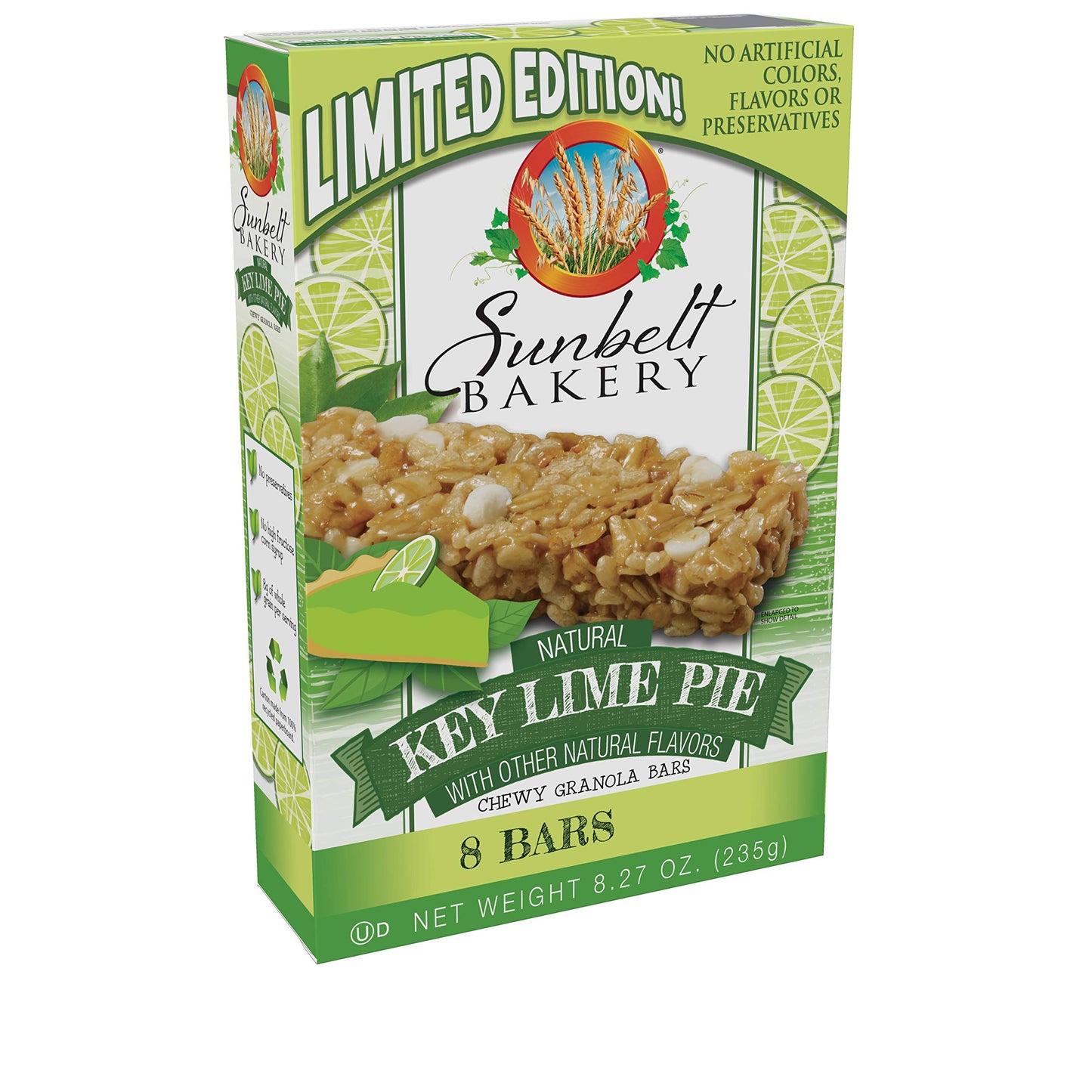 Sunbelt Bakery Key Pie Chewy Granola Bars 32 Lime, 4 Count