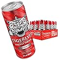 TIGERLYFE Energy Drink 12 Pack, 12oz Slim Cans, Energy Drinks Bulk with 24g Cane Sugar, 110 Calories Energy Drink for Energy & Focus, Zero Calorie
