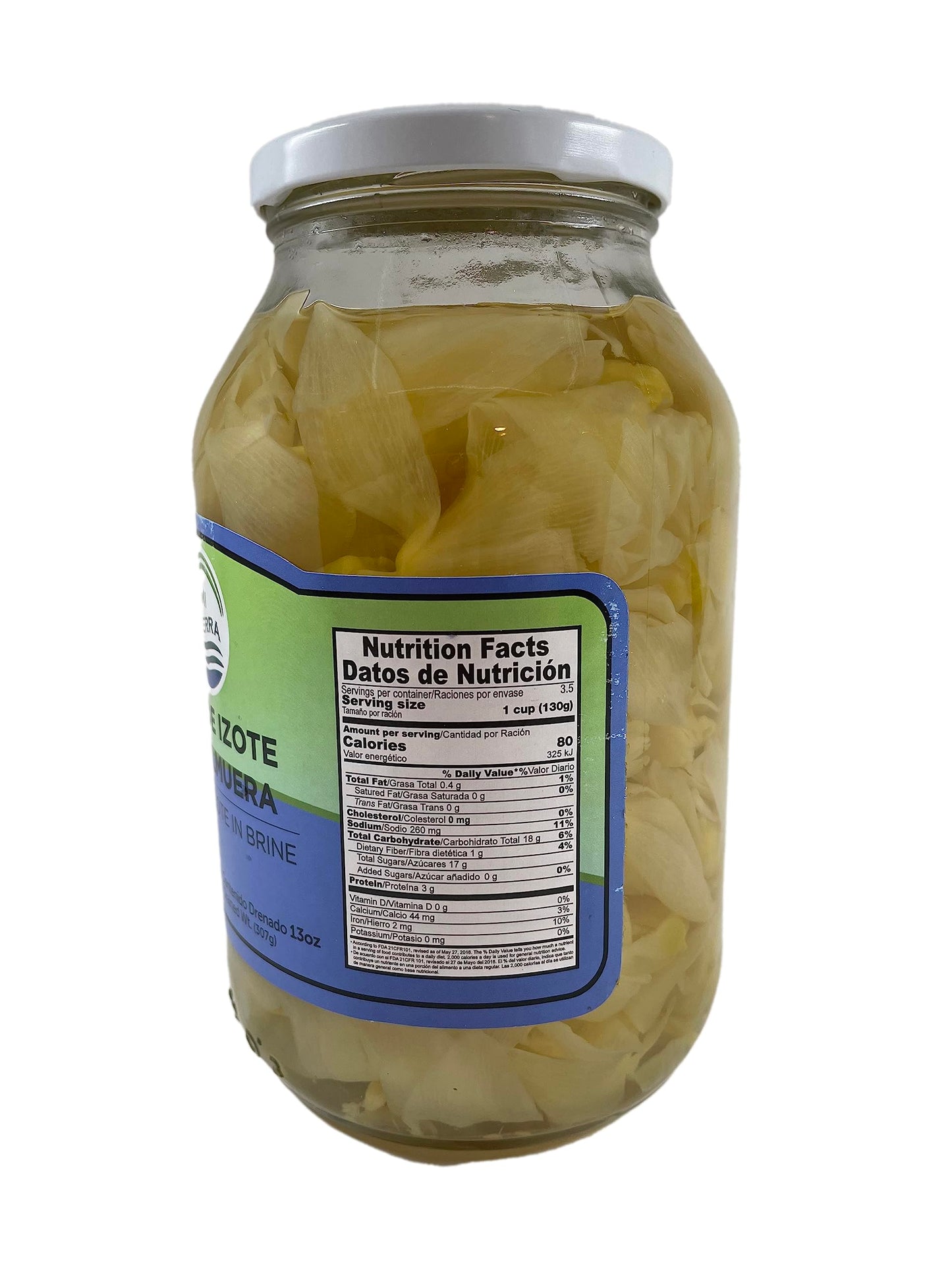 MI TIERRA - Flor de Izote in Brine 32oz - Flor De Izote En Salmuera - Pack of 2