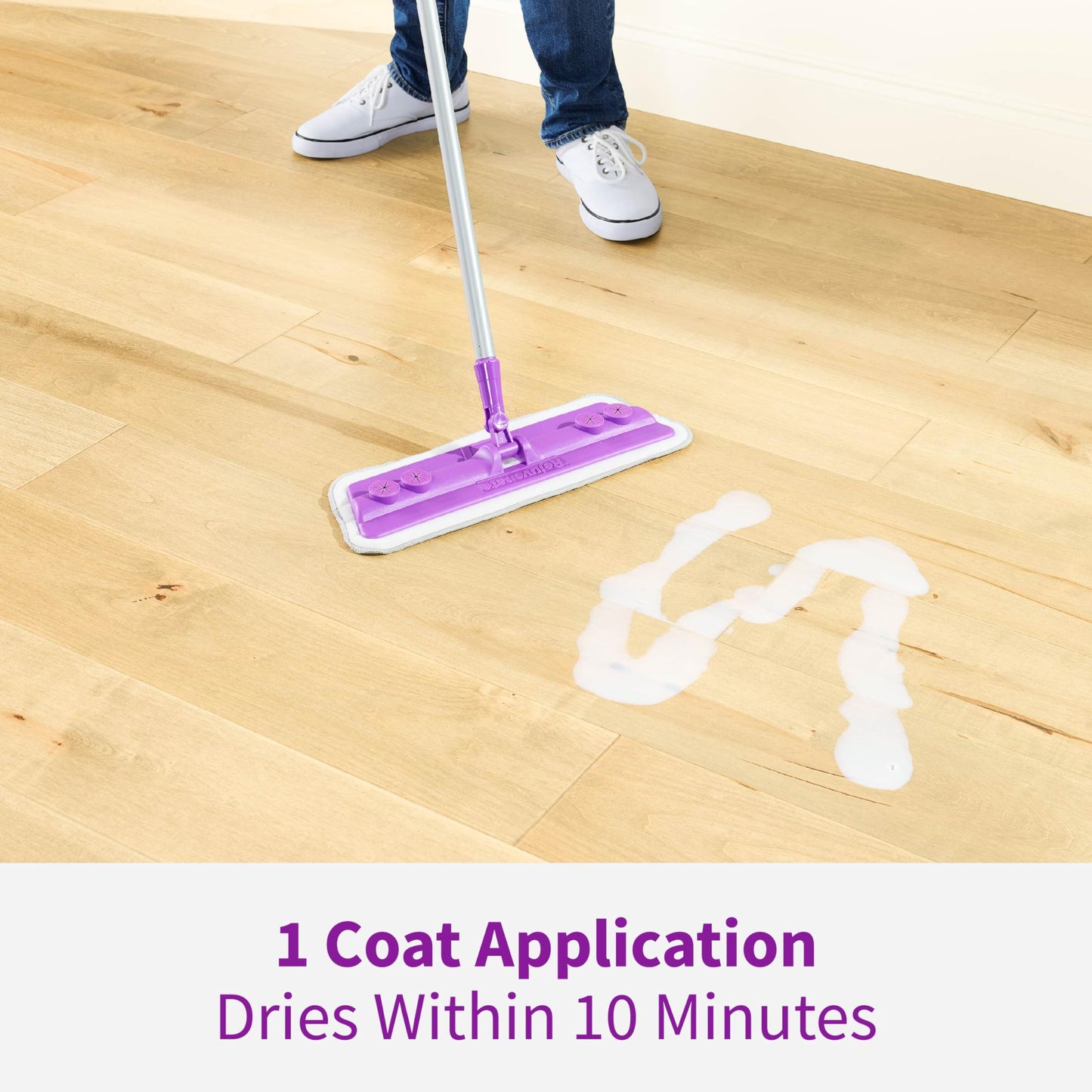 Rejuvenate Shine Refresher Floor Polish Covers Smudges, Protects And Boosts Shine On Sealed Hardwood, Laminate, Vinyl And Tile, 1 Gallon