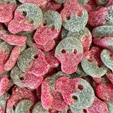 1 Pound Sour Swedish Skull Candy - Vegan Gummies - Imported From Sweden - Packaged by The Penny Candy Store (Sour Watermelon)