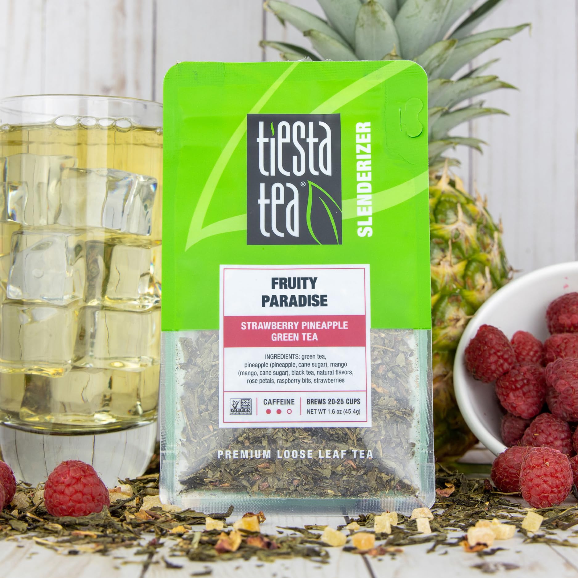 Tiesta Tea - Top Loose Leaf Tea Gift Box, Medium Caffeinated Assorted Blends, 3 Pouched Bags for Hot & Iced Brews Variety Pack, Green, Herbal, Fruity