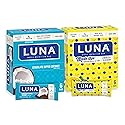 LUNA Bar - Variety Pack - Chocolate Dipped Coconut and LemonZest + Blueberry Mash-Ups Flavor - Snack Bars - Non-GMO - Gluten-Free Protein Bars - Made