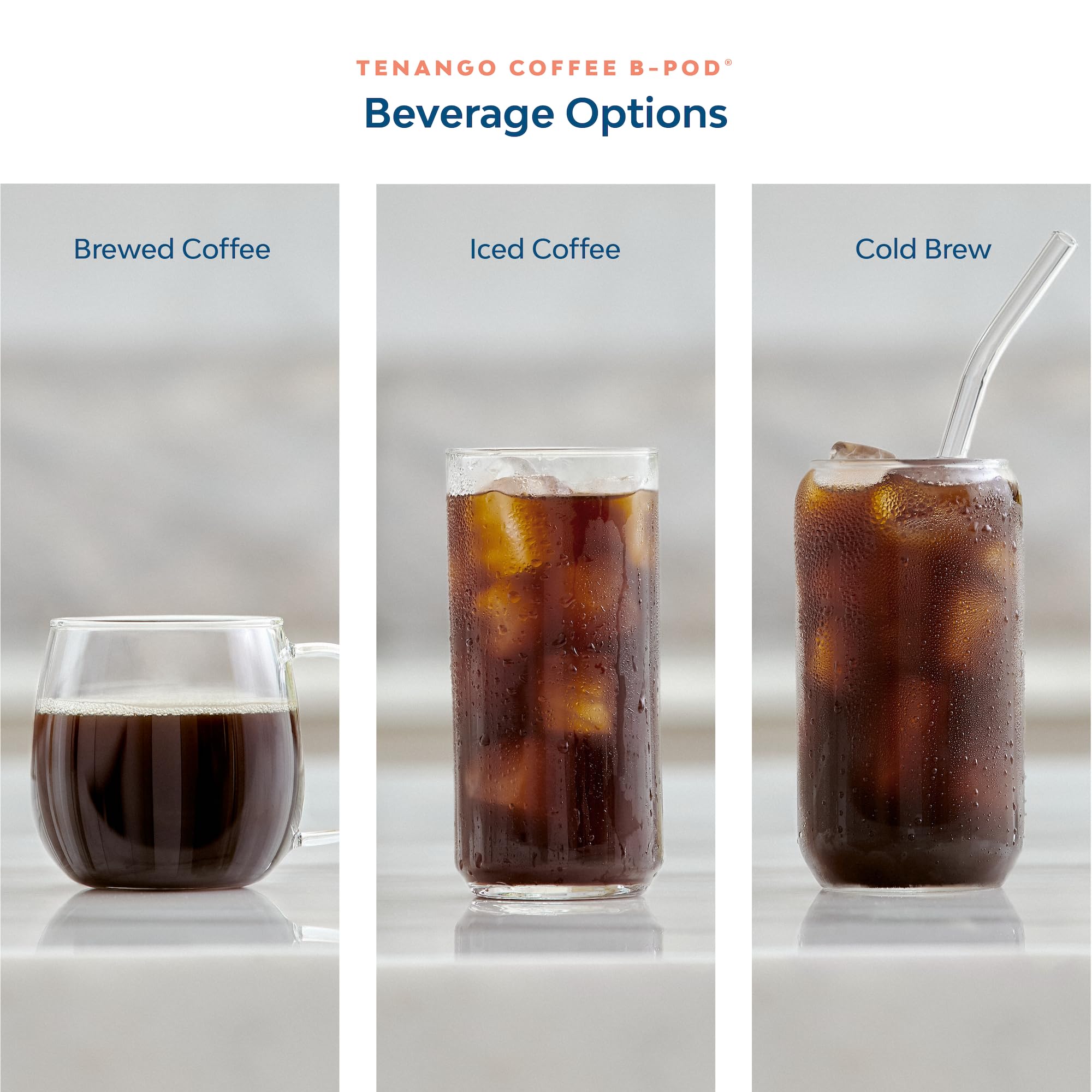 Mulholland Roasters | Tenango Coffee Single Cup B-Pods | Only Compatible with BRUVI Single-Serve Coffee Brewer | Includes 60 Pods