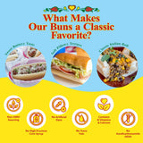 Martin's Hoagie Rolls - 8” Soft & Sweet Classic Italian Sub Rolls - Made w/Nonfat Milk, High Protein Wheat Flour & Cane Sugar - Perfect for Grinders