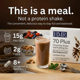 HMR 70 Plus Chocolate Shake & Pudding Mix | Meal Replacement Powder | Lactose-Free | 15g Protein | Easy to Make | Low Calorie (7.35 Ounce (Pack of 3)