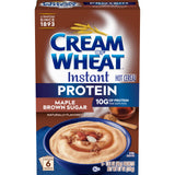 Cream of Wheat Instant High Protein Hot Cereal, Maple Brown Sugar, 1.6 Ounce, 6 Packets