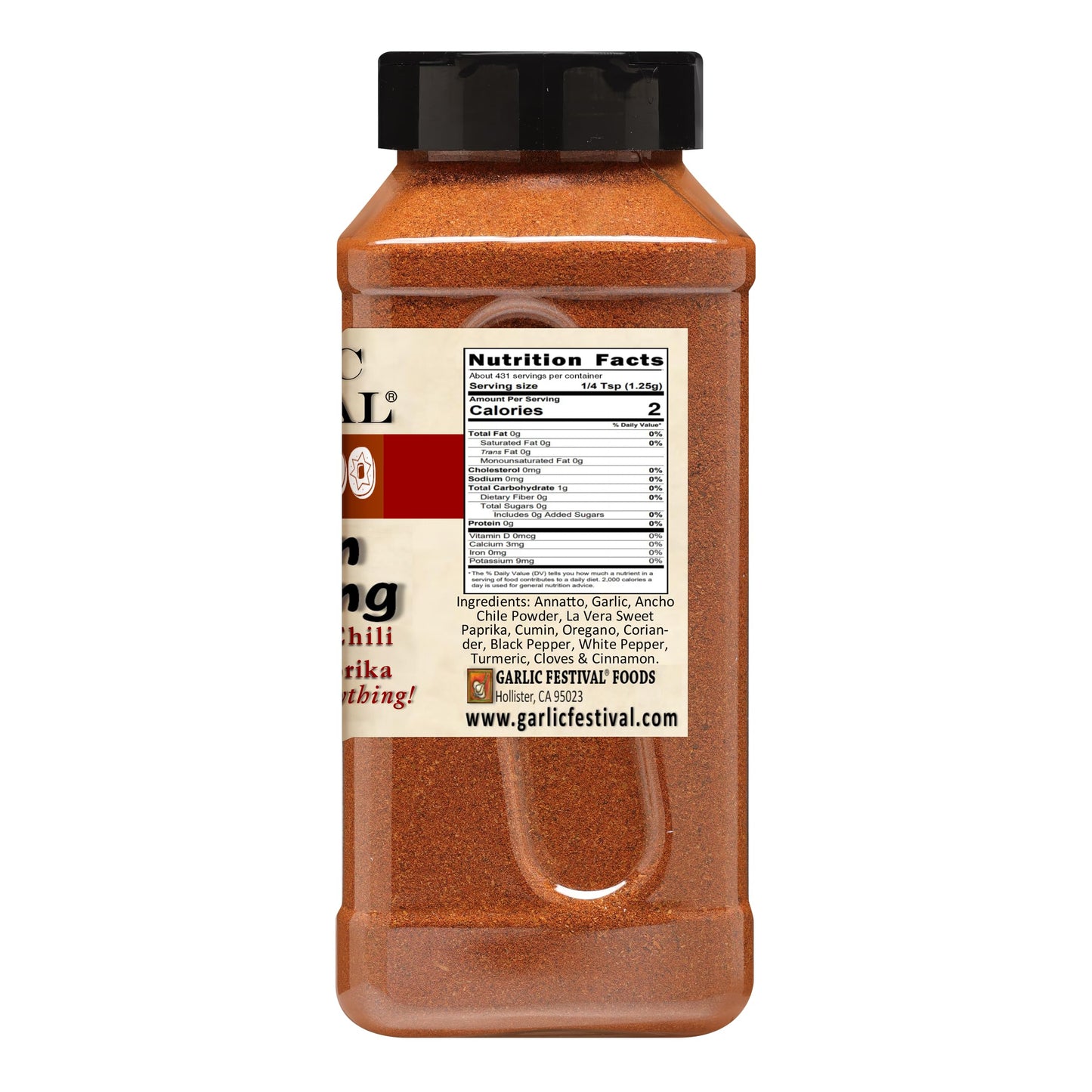 Garlic Festival Pollo Asado Seasoning Grande Net Wt. 1 lb. 3 oz.