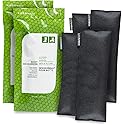 Ever Bamboo Boot Deodorizer - Natural Bamboo Charcoal Odor Absorber, 2 x 50g. Twin pack