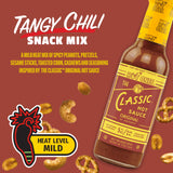 Snak Club x Hot Ones Snack Mix, Hot Habanero, Sweet Smoky, and Tangy Chili, Spicy Snacks with Peanuts, Pretzels, Sesame Sticks, Toasted Corn, Cashews