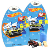 Hot Wheel Themed Finders Keepers Set, Assorted Hard Candies and Car Figurine Inside, 1.76 Ounces (Pack of 2)