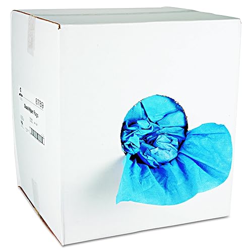 Chicopee CHI 8789 DuraWipe 14" x 14" Creped Blue Towel