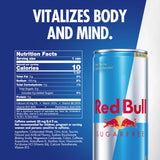 Red Bull Sugar Free Energy Drink, 8.4 Fl Oz, 4 Cans