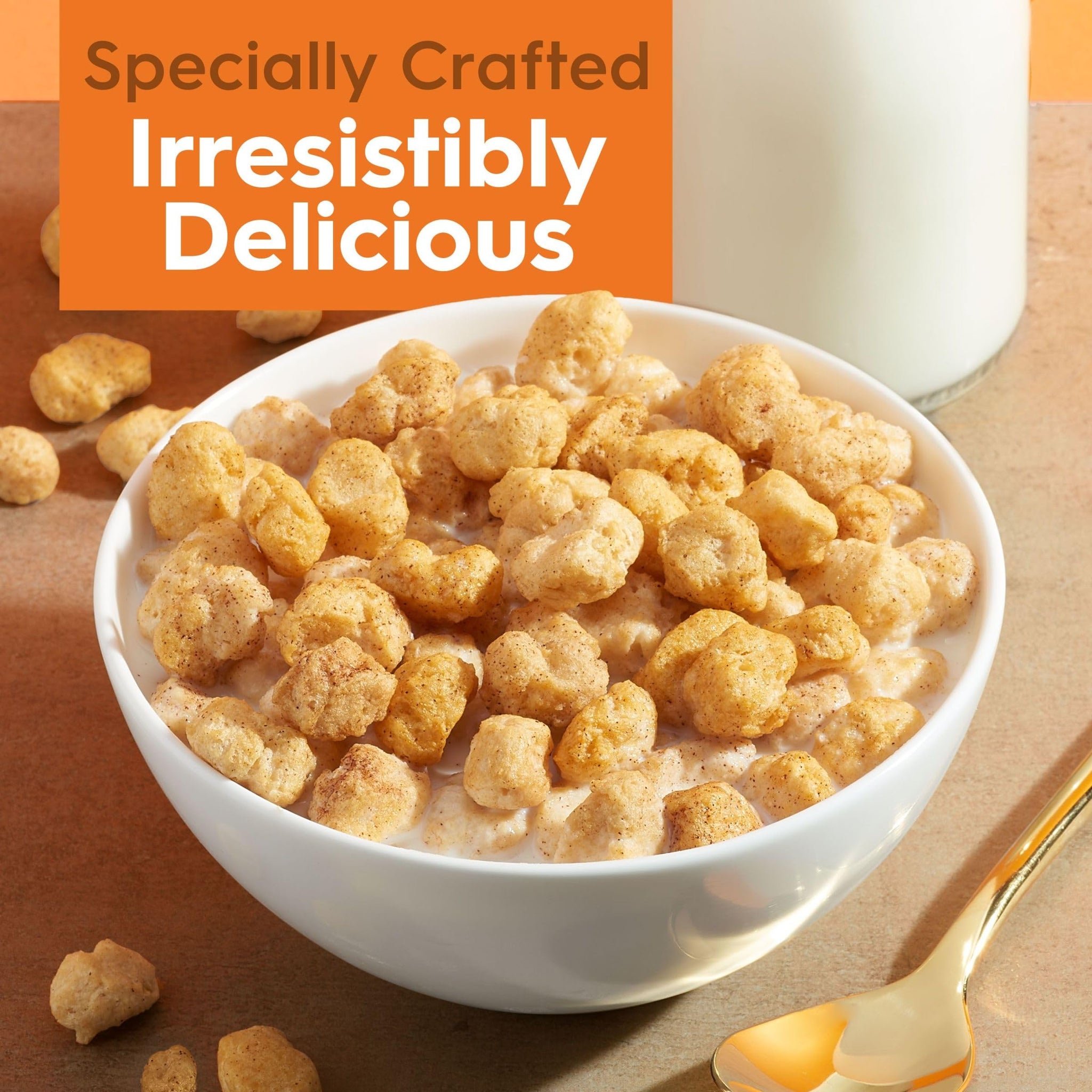 Kellogg's Special K Zero Breakfast Cereal, Keto Friendly, Protein Cereal, Cinnamon, 7.7oz Box (1 Box)