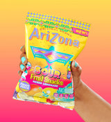 AriZona Sour Lemonade Fruit Snacks - NEW - 5 Ounce Bags (Pack of 12) - Gluten Free - Gummy Chews