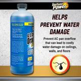 Instant Power A/C Condensate Drain Line Cleaner - AC & HVAC Unclogger for Air Conditioner Drain Lines, Prevents Odors & Water Damage, Safe for Pipes
