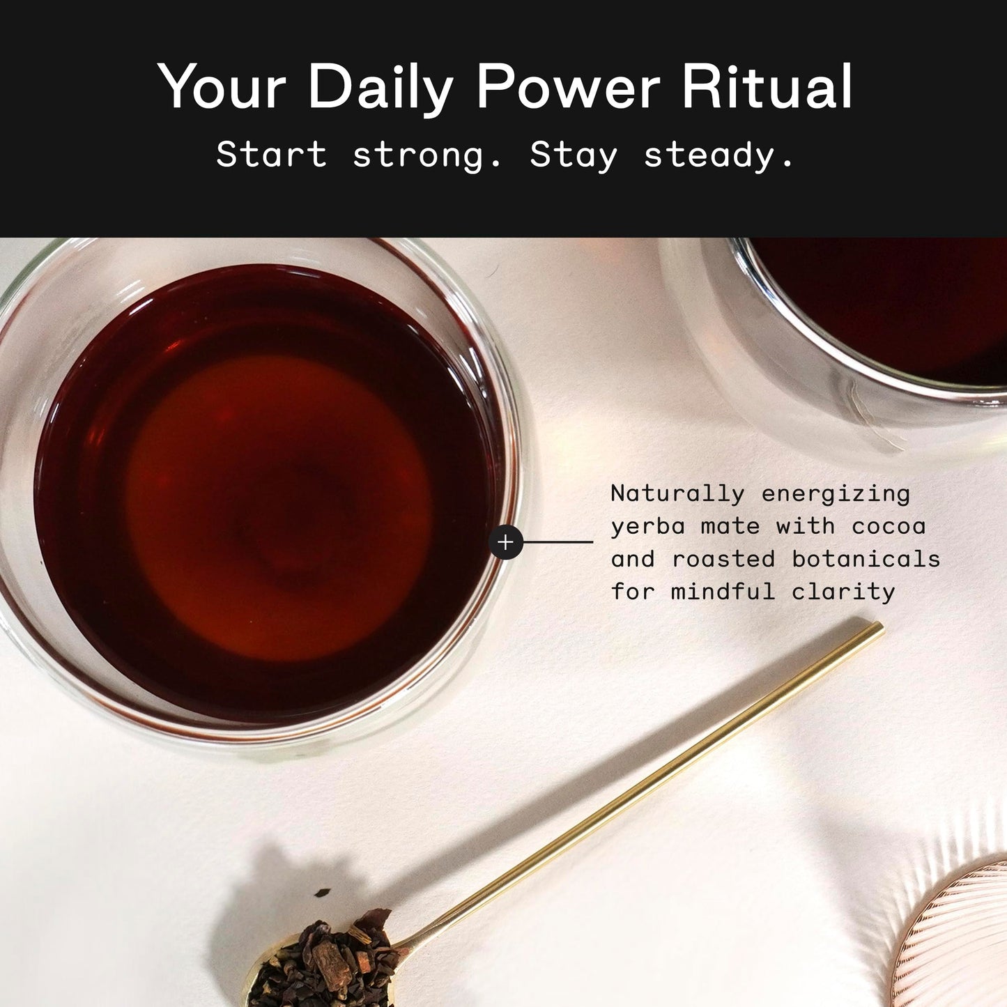 Firebelly Tea No Ordinary Joe Organic Yerba Mate Loose Leaf Tea with Cocoa and Roasted Chicory, Coffee Alternative Herbal Tea, Smooth Energy, Bold