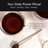 Firebelly Tea No Ordinary Joe Organic Yerba Mate Loose Leaf Tea with Cocoa and Roasted Chicory, Coffee Alternative Herbal Tea, Smooth Energy, Bold