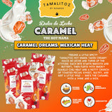 Tamalitoz Dulce de Leche - The Hot Mama - Creamy Caramel Candy with Mild Chili Heat & Toasted Pecans - Handcrafted Mexican Treat, Small Batch