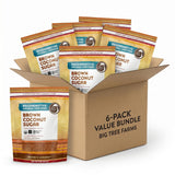 Big Tree Farms Organic Brown Coconut Sugar - Coconut Palm Sugar, Unrefined, Fine Crystals, Cane Sugar Replacement, Coconut Blossom Nectar, Vegan