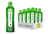 ALO Aloe Vera Juice Drink | AWAKEN - Aloe Vera + Wheatgrass | 16.9 fl oz, Pack of 12 | Plant Based Drink with Real Aloe Vera Pulp