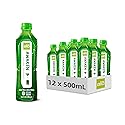 ALO Aloe Vera Juice Drink | AWAKEN - Aloe Vera + Wheatgrass | 16.9 fl oz, Pack of 12 | Plant Based Drink with Real Aloe Vera Pulp