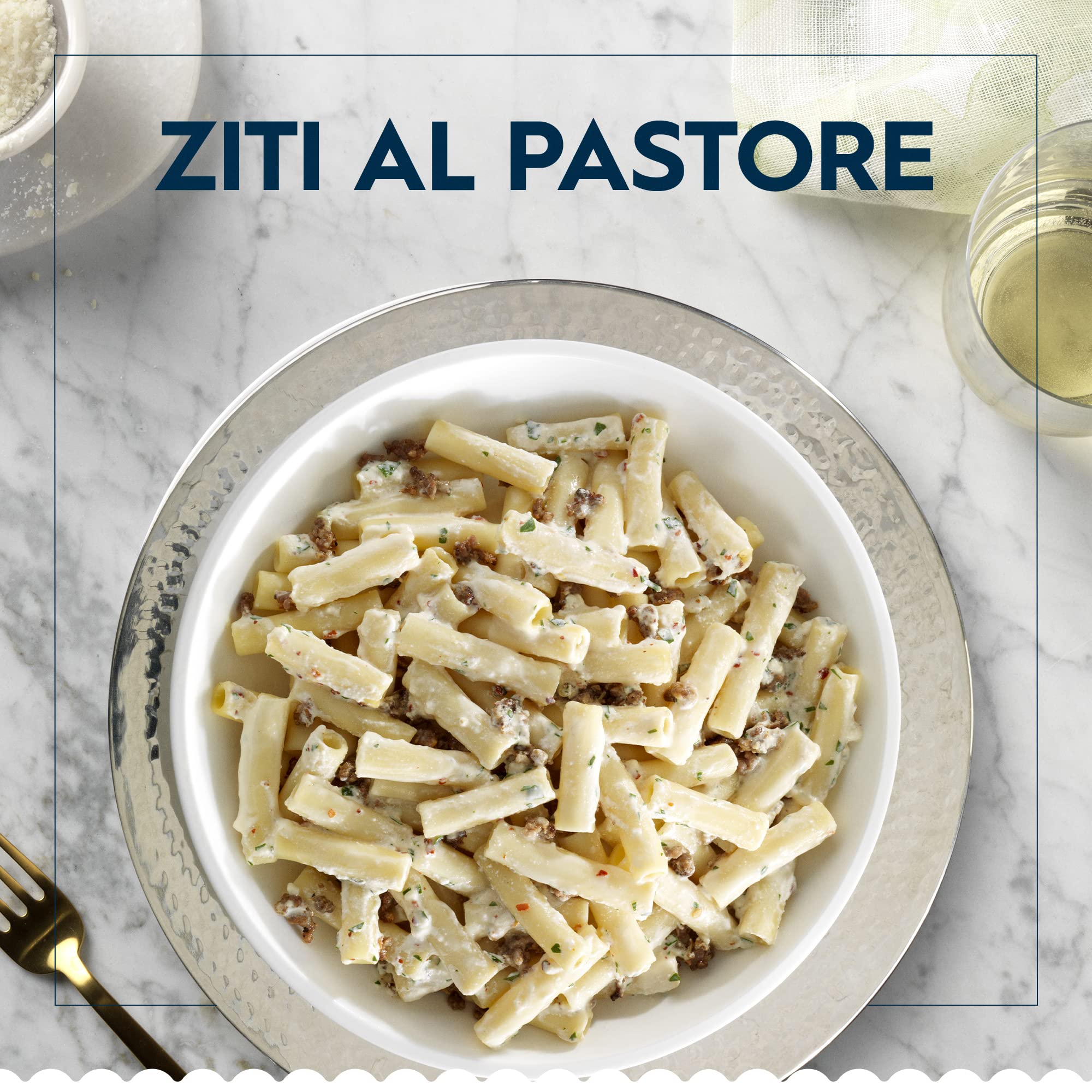 Barilla Ziti Pasta, 16 oz. Box - Non-GMO, Made with Durum Wheat Semolina - Kosher Certified