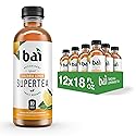 Bai Iced Tea, Tanzania Lemon, Antioxidant Infused Supertea, Crafted with Real Tea (Black Tea, White Tea), 18 Fluid Ounce Bottles, (Pack of 12)