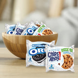 OREO Chocolate Sandwich Cookies & CHIPS AHOY! Chocolate Chip Cookies Gluten Free Cookies Variety Pack, 20 Snack Packs