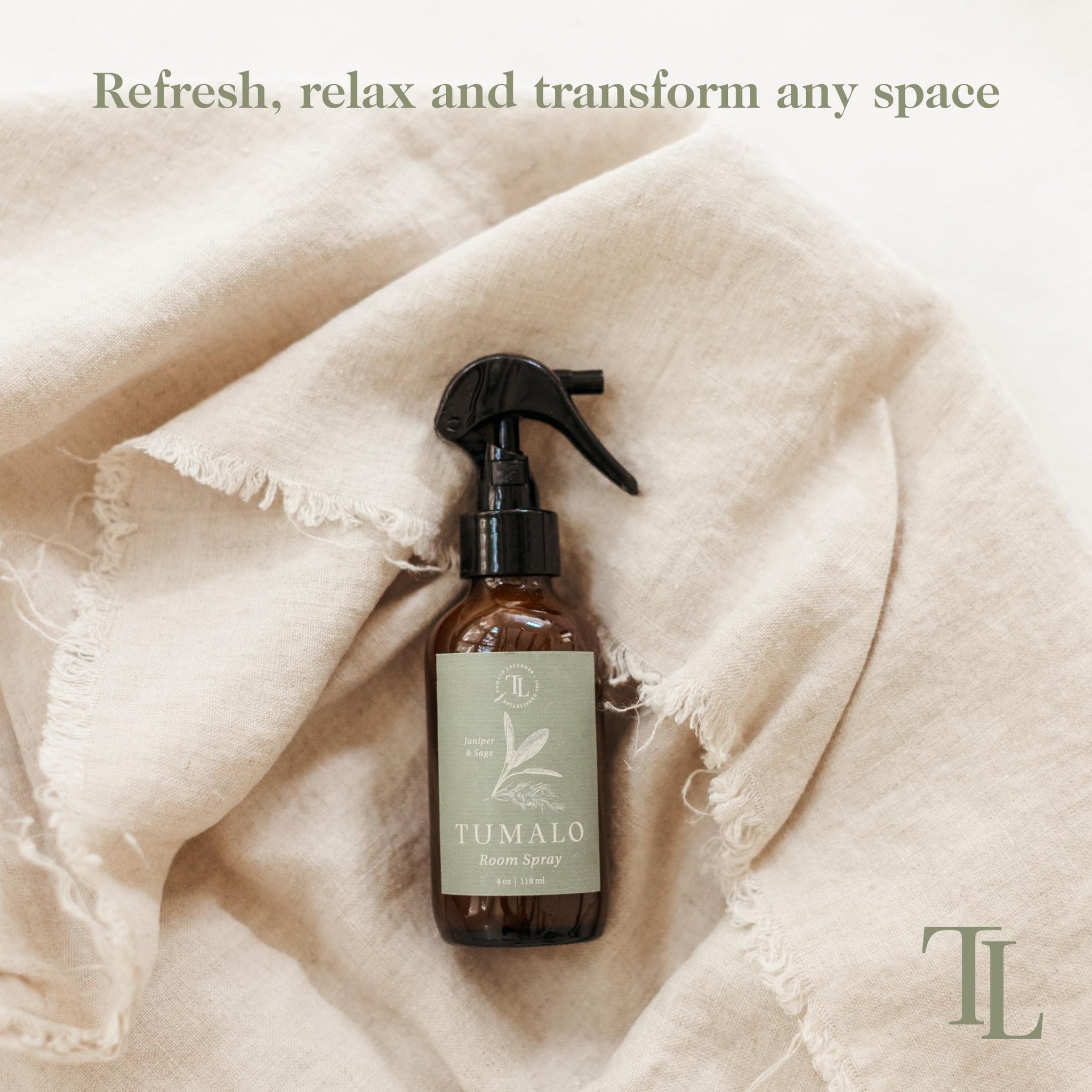 Tumalo Lavender Room Spray - Sophisticated, All-Natural Home Fragrance, Pure Essential Oil Air Freshener & Odor Eliminator, Refreshing Scent - Made in