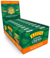 Reed's All Natural Ginger Chews Chewy Ginger Candy - Sweet & Spicy Individually Wrapped Candy For Snacking, Upset Stomach & Morning Sickness - Vegan
