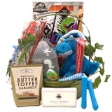 Gift Basket Village - My Fantastic Jurassic Gift Box, Dinosaurs Themed Toys, Book, Plush & Sweets for Kids, Any Occasion