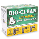 Bio-Clean Ultimate Drain Cleaning Kit Cleans Drains- Septic Tanks - Grease Traps All Natural and 100% Guaranteed No Caustic Chemicals! Removes fats