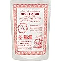 Soeos Rice Flour 16 Ounce (Basic), 1 Pound (Pack of 1) , Rice Flour for Baking or Cooking with Resealable Bag, All Natural for Sourdough Bread, Vegan
