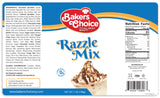 Razzle Crunch Topping - Chocolate, Caramel, Butterscotch and Nut Mix - Sprinkles for Ice Cream Sundae Toppings - 7 oz. - Dairy Free, Kosher - Baker’s